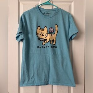 Threadless Ill Cut A B Graphic Tee